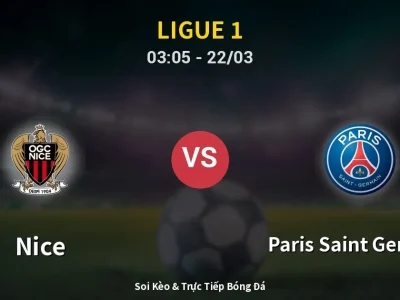 🔴 Trực Tiếp: Nice 0-0 Paris Saint Germain – Link Xem Ligue 1 (Full HD)