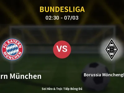 Kết Quả: Bayern München 4-1 Borussia Mönchengladbach – Highlight & Bàn Thắng | Bundesliga