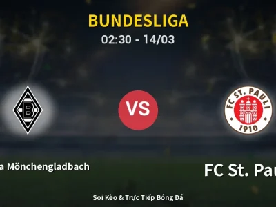 Kết Quả: Borussia Mönchengladbach 2-0 FC St. Pauli – Highlight & Bàn Thắng | Bundesliga