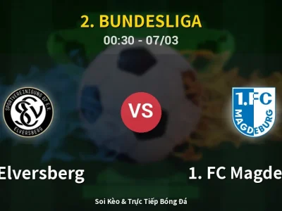 Kết Quả: SV Elversberg 1-0 1. FC Magdeburg – Highlight & Bàn Thắng | 2. Bundesliga