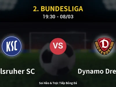 🔴 Trực Tiếp: Karlsruher SC 1-3 Dynamo Dresden – Link Xem 2. Bundesliga (Full HD)
