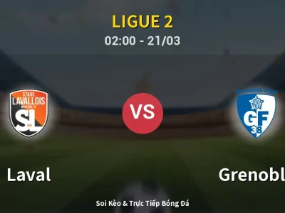 Kết Quả: Laval 3-2 Grenoble – Highlight & Bàn Thắng | Ligue 2