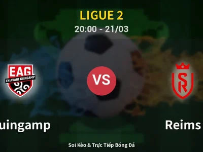 🔴 Trực Tiếp: Guingamp 0-1 Reims – Link Xem Ligue 2 (Full HD)