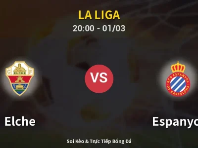 Kết Quả: Elche 2-2 Espanyol – Highlight & Bàn Thắng | La Liga