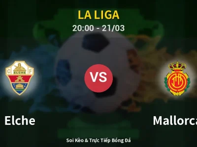 Soi Kèo Elche vs Mallorca – 20:00 21/03 | Nhận Định, Dự Đoán Tỷ Số
