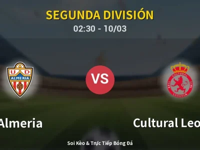 Kết Quả: Almeria 3-0 Cultural Leonesa – Highlight & Bàn Thắng | Segunda División