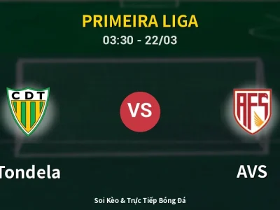 Kết Quả: Tondela 0-0 AVS – Highlight & Bàn Thắng | Primeira Liga