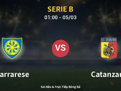 Kết Quả: Carrarese 3-3 Catanzaro – Highlight & Bàn Thắng | Serie B