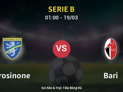 Kết Quả: Frosinone 2-1 Bari – Highlight & Bàn Thắng | Serie B