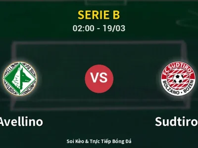 Kết Quả: Avellino 3-2 Sudtirol – Highlight & Bàn Thắng | Serie B