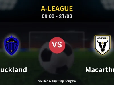 Kết Quả: Auckland 1-2 Macarthur – Highlight & Bàn Thắng | A-League