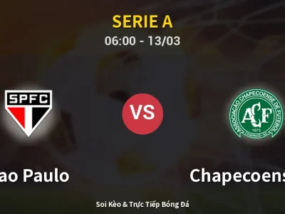 Kết Quả: Sao Paulo 2-0 Chapecoense-sc – Highlight & Bàn Thắng | Serie A