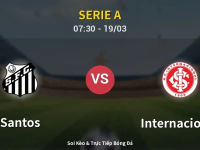 Kết Quả: Santos 1-2 Internacional – Highlight & Bàn Thắng | Serie A