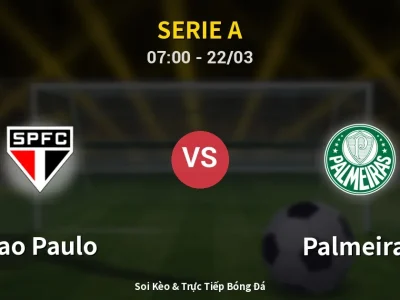 Kết Quả: Sao Paulo 0-1 Palmeiras – Highlight & Bàn Thắng | Serie A