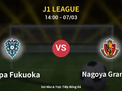 Kết Quả: Avispa Fukuoka 1-5 Nagoya Grampus – Highlight & Bàn Thắng | J1 League