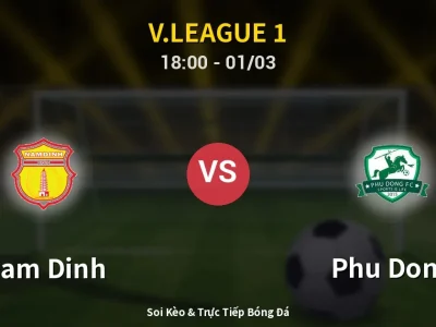 Kết Quả: Nam Dinh 3-2 Phu Dong – Highlight & Bàn Thắng | V.League 1