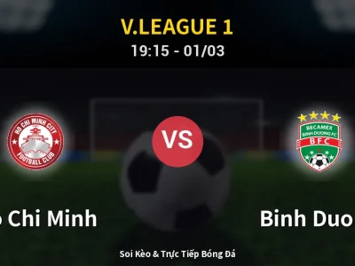 Kết Quả: Ho Chi Minh 0-1 Binh Duong – Highlight & Bàn Thắng | V.League 1