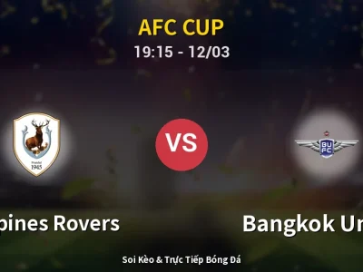 🔴 Trực Tiếp: Tampines Rovers 1-2 Bangkok United – Link Xem AFC Cup (Full HD)