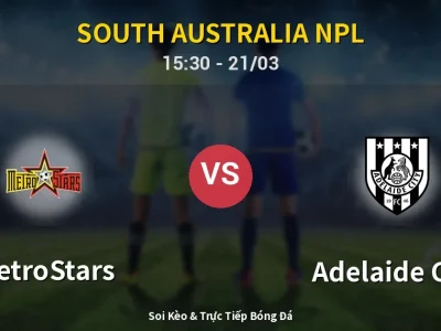 Soi Kèo MetroStars vs Adelaide City – 15:30 21/03 | Nhận Định, Dự Đoán Tỷ Số