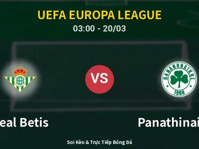 Kết Quả: Real Betis 4-0 Panathinaikos – Highlight & Bàn Thắng | UEFA Europa League