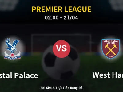 Kết Quả: Crystal Palace 0-0 West Ham – Highlight & Bàn Thắng | Premier League