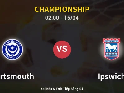 Kết Quả: Portsmouth 2-0 Ipswich – Highlight & Bàn Thắng | Championship