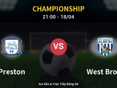 Soi Kèo Preston vs West Brom – 21:00 18/04 | Nhận Định, Dự Đoán Tỷ Số