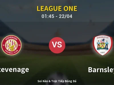 Kết Quả: Stevenage 1-0 Barnsley – Highlight & Bàn Thắng | League One