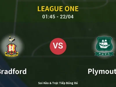 Kết Quả: Bradford 1-1 Plymouth – Highlight & Bàn Thắng | League One