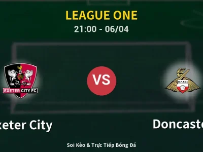 Soi Kèo Exeter City vs Doncaster – 21:00 06/04 | Nhận Định, Dự Đoán Tỷ Số