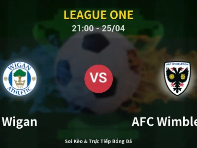 Soi Kèo Wigan vs AFC Wimbledon – 21:00 25/04 | Nhận Định, Dự Đoán Tỷ Số