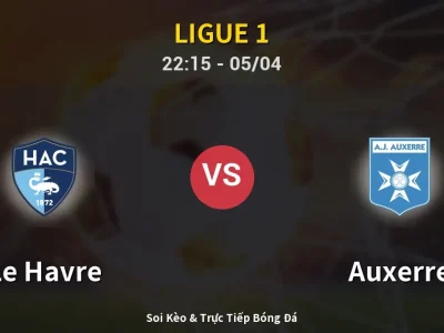 Soi Kèo Le Havre vs Auxerre – 22:15 05/04 | Nhận Định, Dự Đoán Tỷ Số