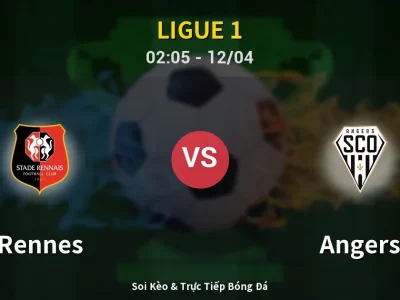 Kết Quả: Rennes 2-1 Angers – Highlight & Bàn Thắng | Ligue 1