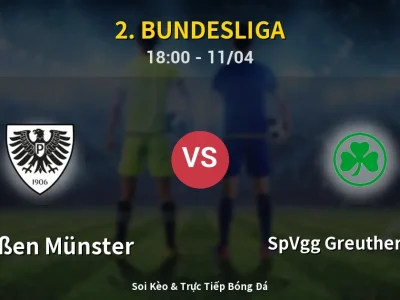 Soi Kèo Preußen Münster vs SpVgg Greuther Fürth – 18:00 11/04 | Nhận Định, Dự Đoán Tỷ Số