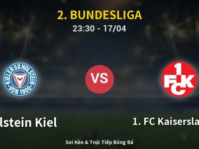 Soi Kèo Holstein Kiel vs 1. FC Kaiserslautern – 23:30 17/04 | Nhận Định, Dự Đoán Tỷ Số