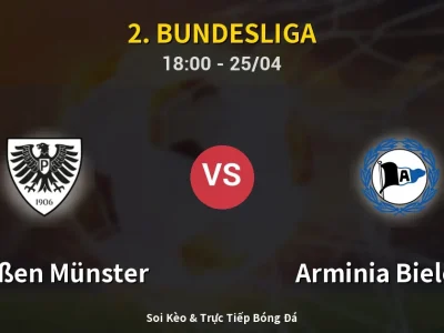 Soi Kèo Preußen Münster vs Arminia Bielefeld – 18:00 25/04 | Nhận Định, Dự Đoán Tỷ Số