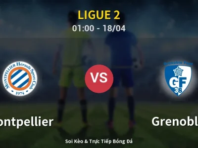 Kết Quả: Montpellier 2-1 Grenoble – Highlight & Bàn Thắng | Ligue 2