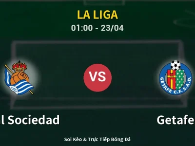 Kết Quả: Real Sociedad 0-1 Getafe – Highlight & Bàn Thắng | La Liga