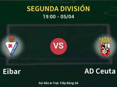 Soi Kèo Eibar vs AD Ceuta FC – 19:00 05/04 | Nhận Định, Dự Đoán Tỷ Số
