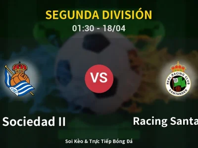 Kết Quả: Real Sociedad II 1-3 Racing Santander – Highlight & Bàn Thắng | Segunda División
