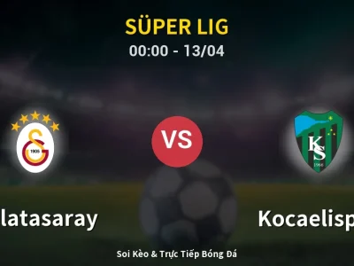 Kết Quả: Galatasaray 1-1 Kocaelispor – Highlight & Bàn Thắng | Süper Lig