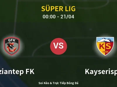 Kết Quả: Gaziantep FK 3-0 Kayserispor – Highlight & Bàn Thắng | Süper Lig