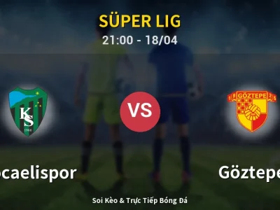 Soi Kèo Kocaelispor vs Göztepe – 21:00 18/04 | Nhận Định, Dự Đoán Tỷ Số