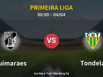 Kết Quả: Guimaraes 5-0 Tondela – Highlight & Bàn Thắng | Primeira Liga