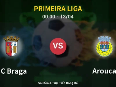 Kết Quả: SC Braga 1-0 Arouca – Highlight & Bàn Thắng | Primeira Liga