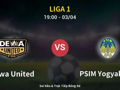Kết Quả: Dewa United 1-0 PSIM Yogyakarta – Highlight & Bàn Thắng | Liga 1
