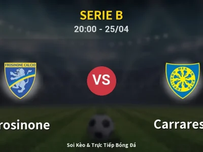 Soi Kèo Frosinone vs Carrarese – 20:00 25/04 | Nhận Định, Dự Đoán Tỷ Số