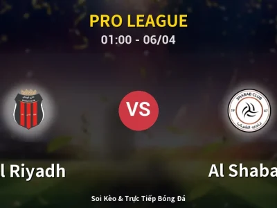 Kết Quả: Al Riyadh 1-1 Al Shabab – Highlight & Bàn Thắng | Pro League