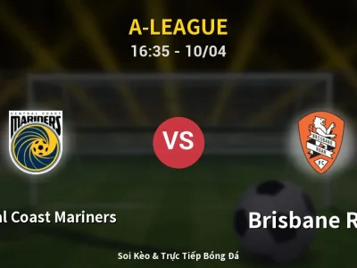 Kết Quả: Central Coast Mariners 2-2 Brisbane Roar – Highlight & Bàn Thắng | A-League