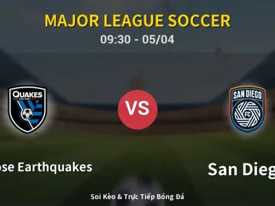 Kết Quả: San Jose Earthquakes 3-0 San Diego – Highlight & Bàn Thắng | Major League Soccer